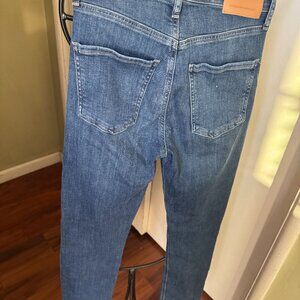 CITIZENS OF HUMANITY JOLENE PREMIUM VINTAGE BUTTON FLY SZ 24 NW STRETCH STRAIGHT